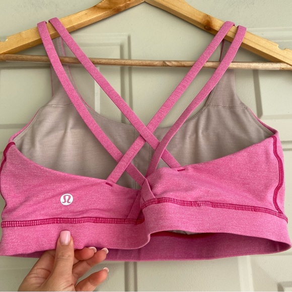 Lululemon Energy Bra Pink Size 10 - Picture 5 of 6